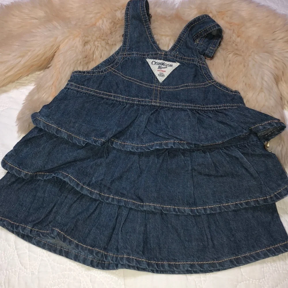 Oshkosh Bgosh GUC size 12M overall/dress